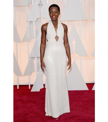 Lupita Nyong’o’s Stolen Oscar Dress Returned.  Apparently the Pearls Weren’t Real.