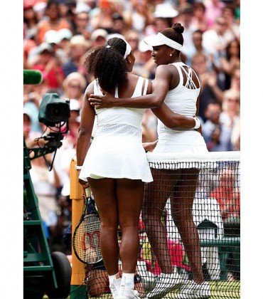 Serena Williams Emerges Victorious After Facing Sister Venus at Wimbledon.