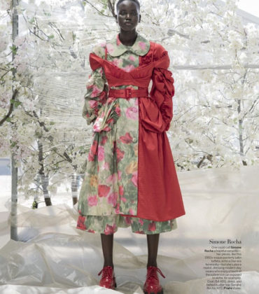 Editorials.  Adut Akech.  Vogue. Images by Jackie Nickerson.