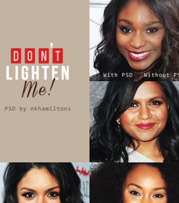 Introducing “Don’t Lighten Me” A Photoshop Plugin For Dark Skintones.