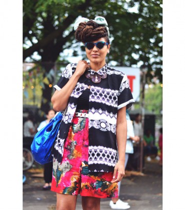 Epic Fashion Post. Street Style At Afropunk Fest. Images by Brianna Roye.