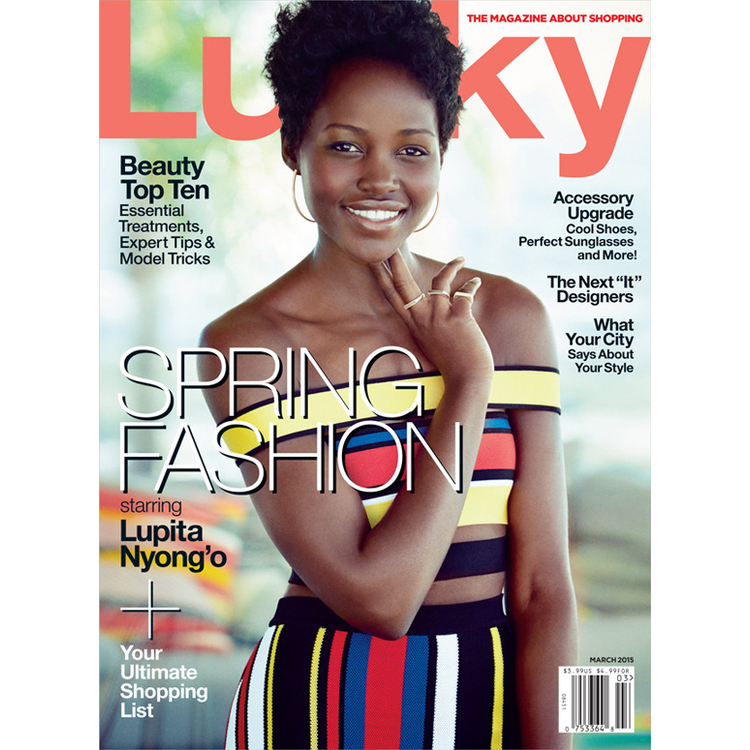 Editorials. Lupita Nyong'o Covers Lucky Magazine. Images by Patrick ...