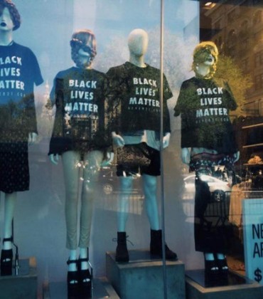 Activist Group Stocks Forever 21 Store in New York City With ‘Black Lives Matter’ Shirts As Part of the ‘Never 21’ Project.