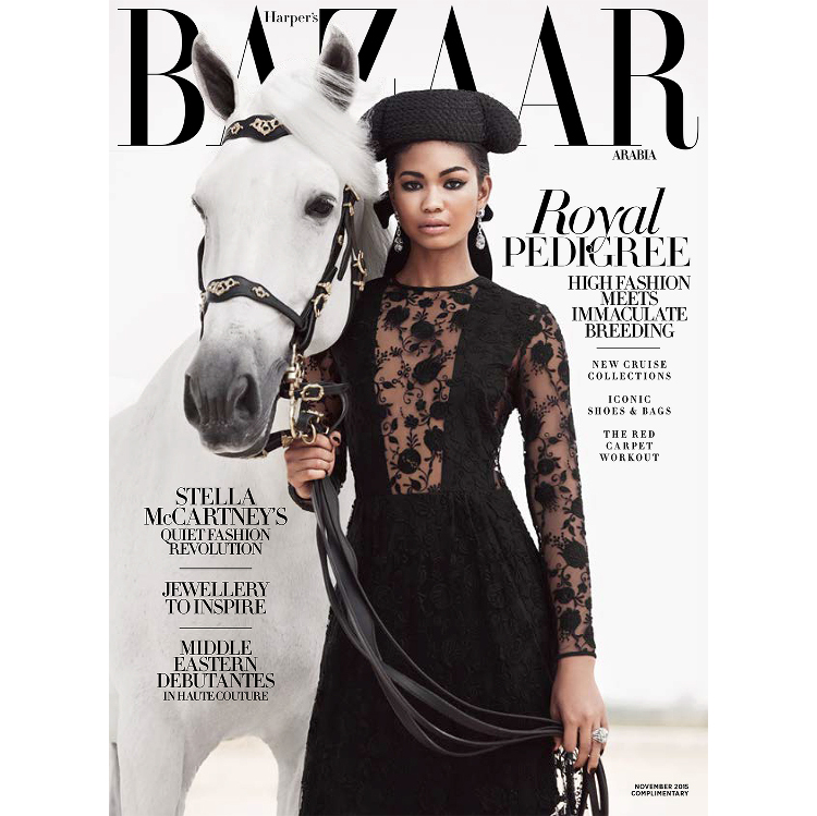 Editorials. Chanel Iman. Harper's Bazaar Arabia. Images by Silja Magg ...