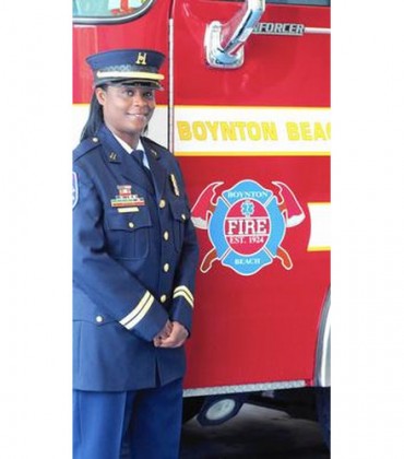 Latosha Clemons Becomes the First Black Woman to be Promoted to Battalion Chief in Florida’s Boynton Beach Fire Department.