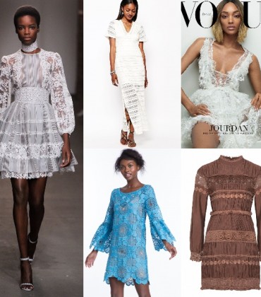 Shopping Post.  16 Lace Dresses To Wear in Spring and Summer.