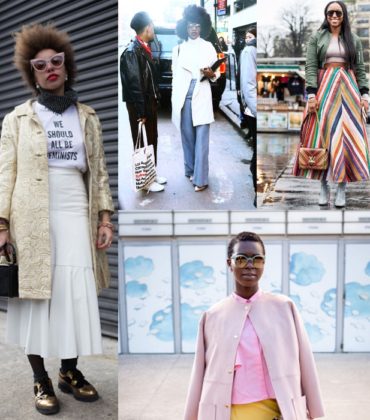 Street Style Post.  Over 50 Looks From New York, London, Milan, and Paris.