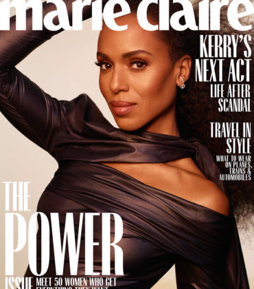Kerry Washington Covers Marie Claire November 2018.  Images by Thomas Whiteside.