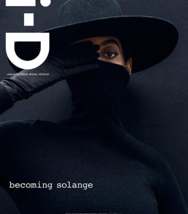 Solange Covers i-D Magazine.