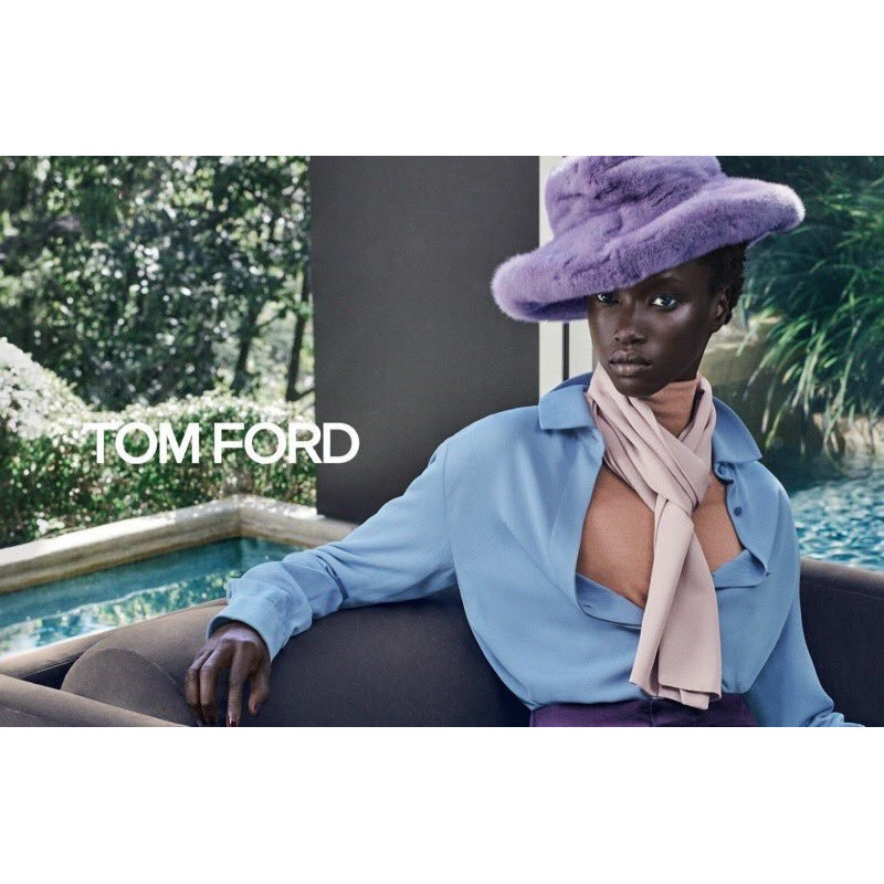 Anok Yai for Tom Fall/Winter 2019 Campaign. Images by Steven Klein. | SUPERSELECTED - Black Fashion Magazine Black Models Black Contemporary Artists Art Black