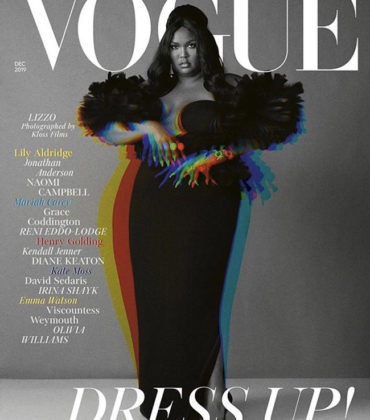 Lizzo Covers British Vogue December 2019.  Images by Alec Maxwell.