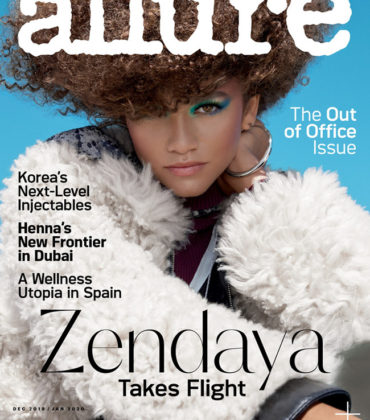 Zendaya Covers ALLURE December 2019/January 2020.  Images by Miguel Reveriego.