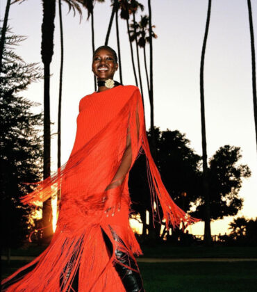 Editorials.  Adut Akech.  Vogue March 2023.  Images by Sean Thomas.